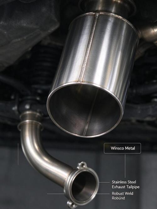 آخرین مورد شرکت Winsco Metal Stainless Steel Exhaust Tailpipe | Stable Weld & Excellent Bending Performance