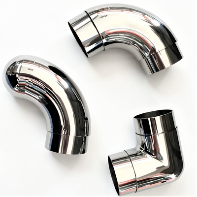 کیفیت  SS304 SS316 Stainless Steel Stair Handrail Elbow Connector کارخانه