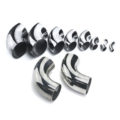 کیفیت  90 Degree Polished Stainless Steel Elbow, Codo,201/304/316 Grade Weld Pipe Fitting کارخانه