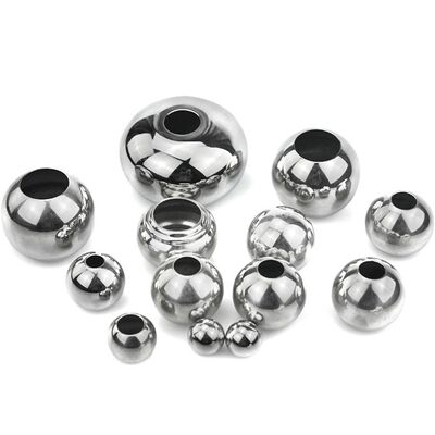 کیفیت  201 304 316 Stainless Steel Drilled Hollow Ball with Custom Surface Finishes and Wide Range of Sizes for Railing & Handrail Fittings & security window grille کارخانه