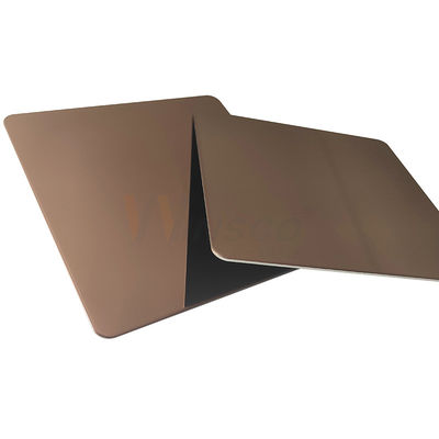 ASTM A240 Grade 201 304 316 مس قرمز فولاد ضد زنگ ورق نورد سرد آینه