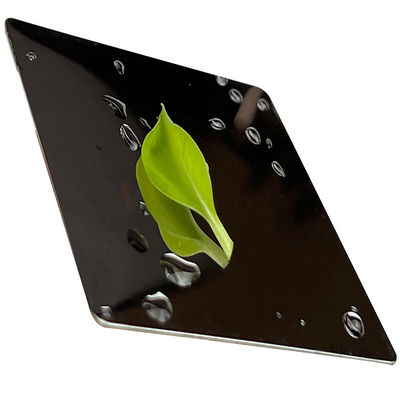 ورق فولادی ضد زنگ سوپر آینه ای 1219 میلی متری 8K تیتانیوم سیاه 316 316L برای دکوراسیون هتل