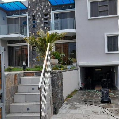 1000mm 1500mm نرده ایوان استیل ضد زنگ نرده Inox باغ نصب آسان