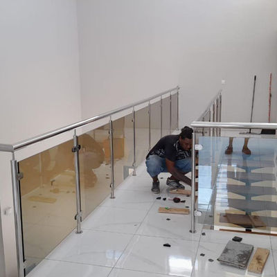 1000mm 1500mm نرده ایوان استیل ضد زنگ نرده Inox باغ نصب آسان