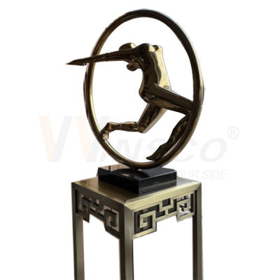دکوراسیون خانه سفارشی صنایع دستی فولاد ضد زنگ ساخت فلز 8k آینه