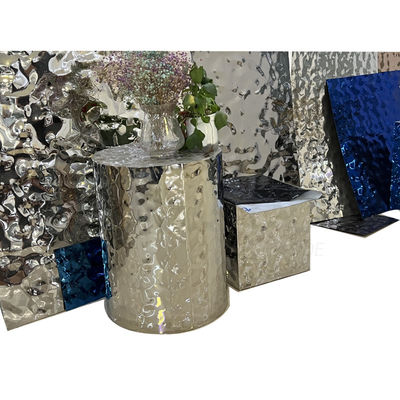 کاردستی فلزی تزئینی 8k Mirror Water Ripple Fabrication