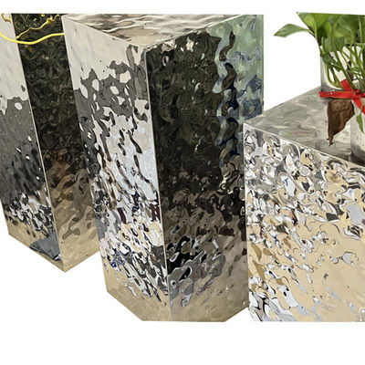 کاردستی فلزی تزئینی 8k Mirror Water Ripple Fabrication