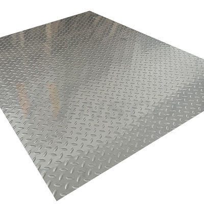 ورق استیل ضد زنگ 20 میلی متری تا 1250 میلی متری برجسته 2b سطح دانه برنج شکل صفحه ضد لغزش