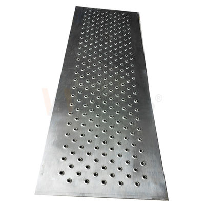 A240 201 304 316 2mm سوراخدار ورق استیل ضد زنگ خط موی تمام شده