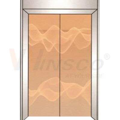 1219mmx2438mm آینه طلایی ورق استیل ضد زنگ حکاکی شده رزگلد تمام شده