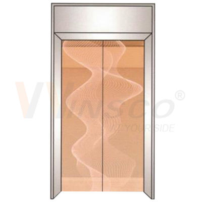 1219mmx2438mm آینه طلایی ورق استیل ضد زنگ حکاکی شده رزگلد تمام شده