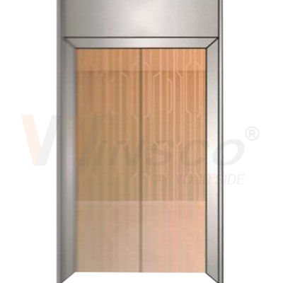 1219mmx2438mm آینه طلایی ورق استیل ضد زنگ حکاکی شده رزگلد تمام شده
