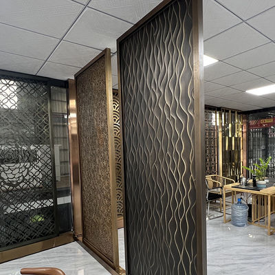برش لیزری پارتیشن صفحه استیل ضد زنگ برای دکوراسیون درب
