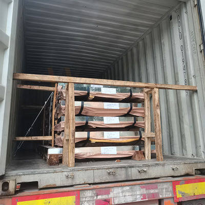 ورق استیل ضد زنگ آسانسور 0.8 میلی متری آینه طلایی 4x8 فوت