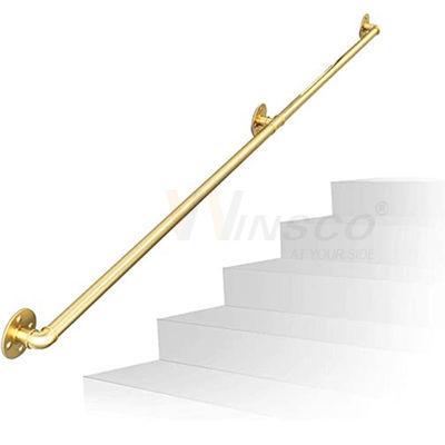 کیت راه پله مدرن Ss201 304 316 لوله نرده استنلس استیل گرد 33.7mm 38mm 40mm 42mm 44mm 50.8mm قطر