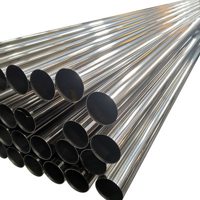C-316 فولاد ضد زنگ Inox لوله گرد Acero Inoxidable 1.1/2 Redondo Decorativo Brilliante POLISHED 600 C-304 X 6 METROS