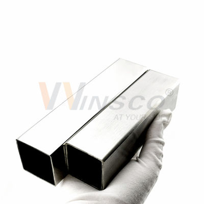 600 Grit پولیش شده AISI 201 304 لوله مربع فولاد ضد زنگ لوله مربع Inox برای کاربردهای تزئینی