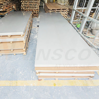 SUS 316 316L 8Ftx4Ftx0.9mm SS صفحه ی سردطویل طرح صافی 2B سطح فولاد ضد زنگ 1220mmx2440mm ورق