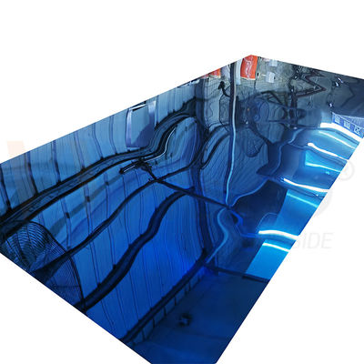 304 304L درجه آبی رنگ آینه سطح فولاد ضد زنگ 4FTX8FT