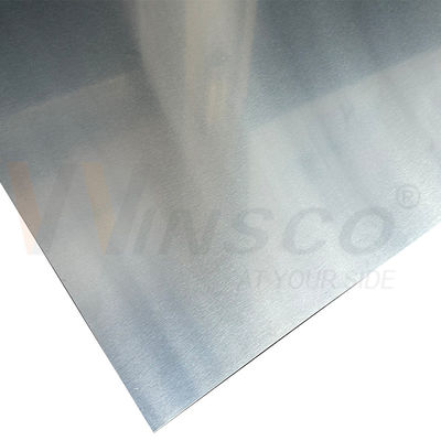 ضخامت یکنواخت 0.4mm-3.0mm لبه آسیاب 201 درجه صفحه Inox 1250mmx2500mm فولاد ضد زنگ شماره 4 4N N4 ورق پایان