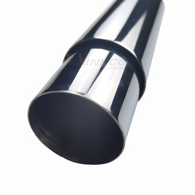0.8mm-3.0mm ضخامت سیتان Inox لوله دستگیره SS 201 304 316 آینه 48.3mm OD لوله دور فولاد ضد زنگ