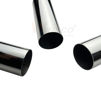 آینه ساتن 1.2mm-3.5mm دیواره ضخیم Inox دایره لوله 60.3mm 2 3/8' لوله فلزی فولاد ضد زنگ 201 304 316 درجه