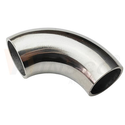 1.2mm 1.5mm ضخامت 201 304 316 درجه آینه سطح ساتن 15.9mm OD فولاد ضد زنگ دستگیره آرنج 55mm طول قوس