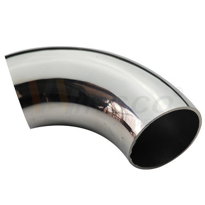 AISI 201 304 316 آینه ساتن نطفه نطفه اتصال 1 1/2' 38.1mm OD فولاد ضد زنگ چوک 98mm 120mm قوس