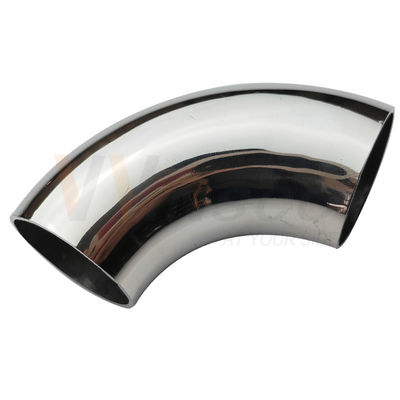 AISI 201 304 316 آینه ساتن نطفه نطفه اتصال 1 1/2' 38.1mm OD فولاد ضد زنگ چوک 98mm 120mm قوس