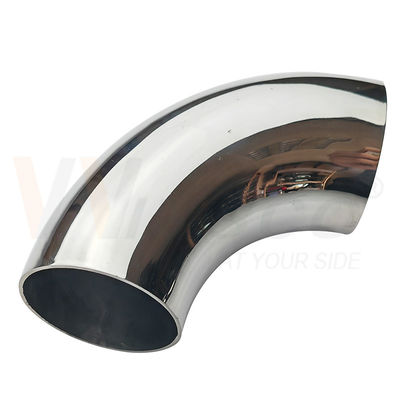 آسان نصب SS 201 304 316 آینه ساتن آکسید پله لوازم جانبی 63.5mm 2 1/2 اینچ OD فولاد ضد زنگ دستبند آرنج