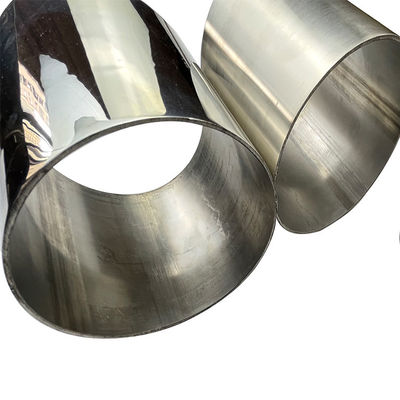 مقاومت در برابر دمای بالا 159mm لوله جوش بی فولاد AISI201 304 316 قطر بزرگ دور فولاد ضد زنگ لوله دیواری ضخیم