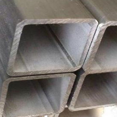 50mmx150mm اندازه بزرگ ضخامت دیوار لوله فلزی Inox ASTM A554 201 304 316 درجه فولاد ضد زنگ لوله مستطیل