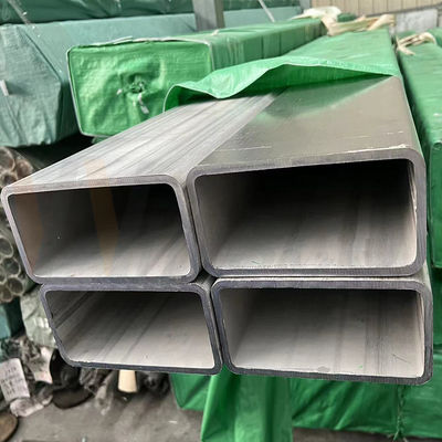 مقاومت در برابر خوردگی لوله فلزی فولاد ضد زنگ بزرگ 201 304 316 درجه 150mmx300mm لوله مستطیل فولاد ضد زنگ