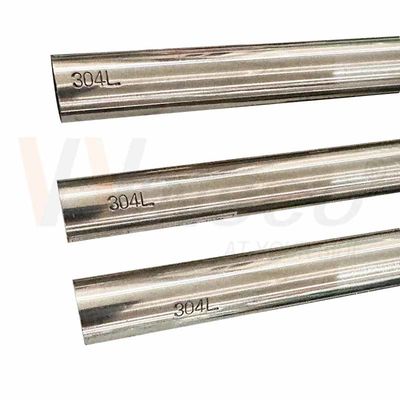 مقاومت در برابر خوردگی Winsco فلز Inox لوله جوش 304L درجه فولاد ضد زنگ دور مربع لوله مستطیل