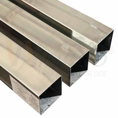 مقاومت در برابر خوردگی Winsco فلز Inox لوله جوش 304L درجه فولاد ضد زنگ دور مربع لوله مستطیل