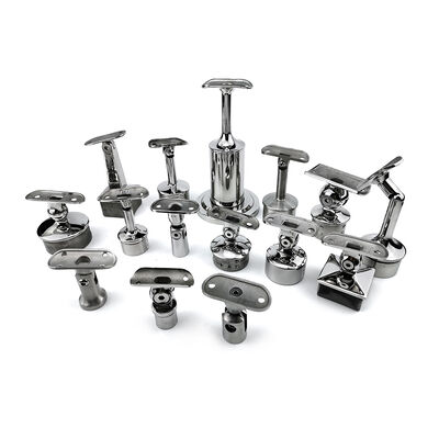 Stainless Steel Adjustable Handrail Support Bracket Saddle