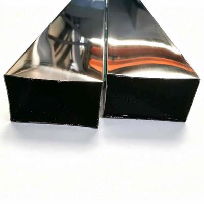 لوله مستطیلی استیل AISI 304، لوله مستطیل جوش داده شده Inox برای ساخت و ساز و دکوراسیون