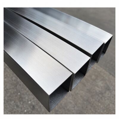 لوله مربع فولاد ضد زنگ 50x50 میلی متر ساتن برش 201 304 316، ضخامت دیواره 1.23.5mm
