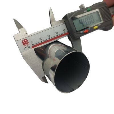 1 3/4 اینچ لوله فولاد ضد زنگ 0.8mm-3.0mm ضخامت آینه 44.5mm لوله گرد Inox 201 304 316 درجه
