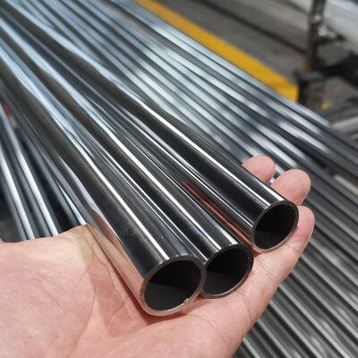 19 mm Inox Metal Pipe TP 201 304 316 Satin Mirror Surface 0.4mm-1.5mm Wall Thick 5/8'' Stainless Steel Round Tube از سنگ های فلزی