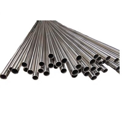 7/8'' Satin Mirror Finish لوله گرد Inox 0.4mm-2.5mm AISI 201 304 316 لوله فلزی فولاد ضد زنگ 22.22mm