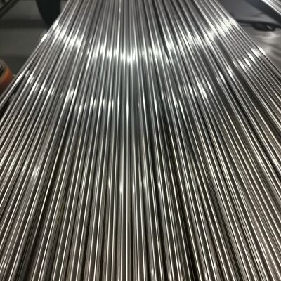 7/8'' Satin Mirror Finish لوله گرد Inox 0.4mm-2.5mm AISI 201 304 316 لوله فلزی فولاد ضد زنگ 22.22mm