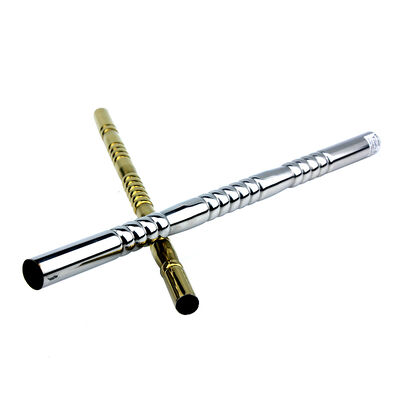 Embossed Decorative Stainless Steel Tube, Rippled Corrugated Handrail Pipe