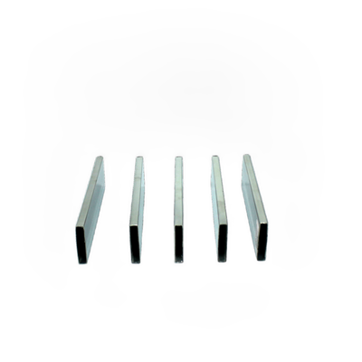 TP 201 304 316 بی فولاد لوله مسطح 0.4mm-2.0mm ضخامت لوله مستطیل فولاد 30mmx10mm
