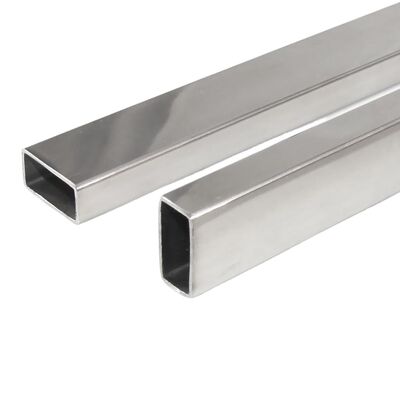 لوله مستطیل شکل فولاد ضد زنگ کوچک 4x5-5x25mm دیوار نازک SS201 304 316 | VVINSCO