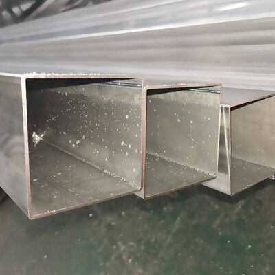 SUS 201 AISI 304 TP 316 درجه بزرگ اندازه Inxo ضخامت دیوار لوله 120mmx120mm فولاد ضد زنگ لوله مربع