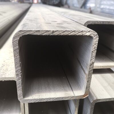 SUS 201 AISI 304 TP 316 درجه بزرگ اندازه Inxo ضخامت دیوار لوله 120mmx120mm فولاد ضد زنگ لوله مربع