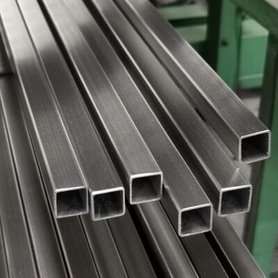 0.6mm-3.5mm ضخامت آینه سطح ساتن 201 304 316 درجه 30mmx30mm فولاد ضد زنگ لوله مربع