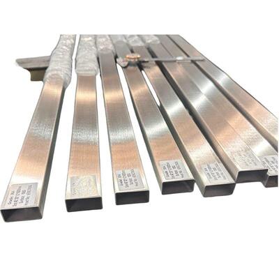 لوله مستطیلی فولاد ضد زنگ 304 به ابعاد 40×20×1.2 میلی متر – پرداخت برس خورده 180G
