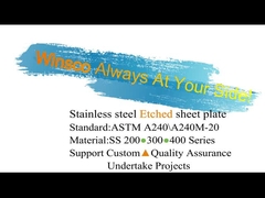 صفحه ورق فولادی ضد زنگ با نورد سرد آینه اچینگ آینه Winsco Metal SS 201 304 316